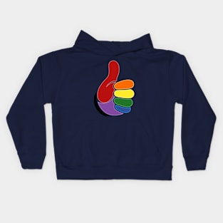 Rainbow Acceptance Symbol Kids Hoodie